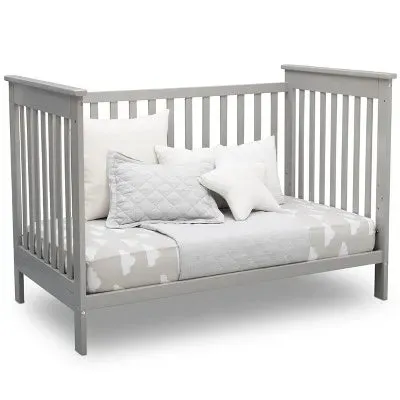 3-in-1 Convertible Crib - Gray