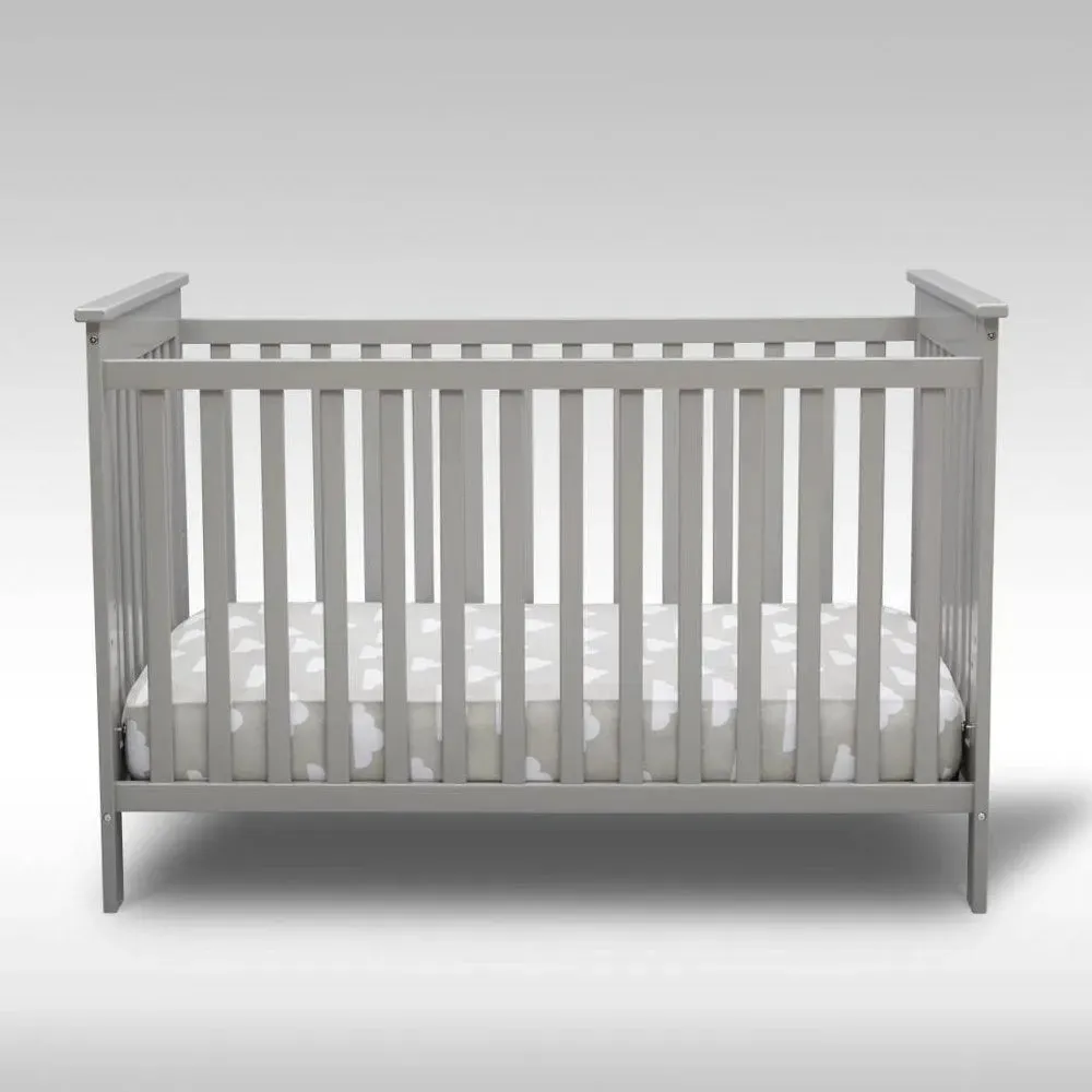 3-in-1 Convertible Crib - Gray