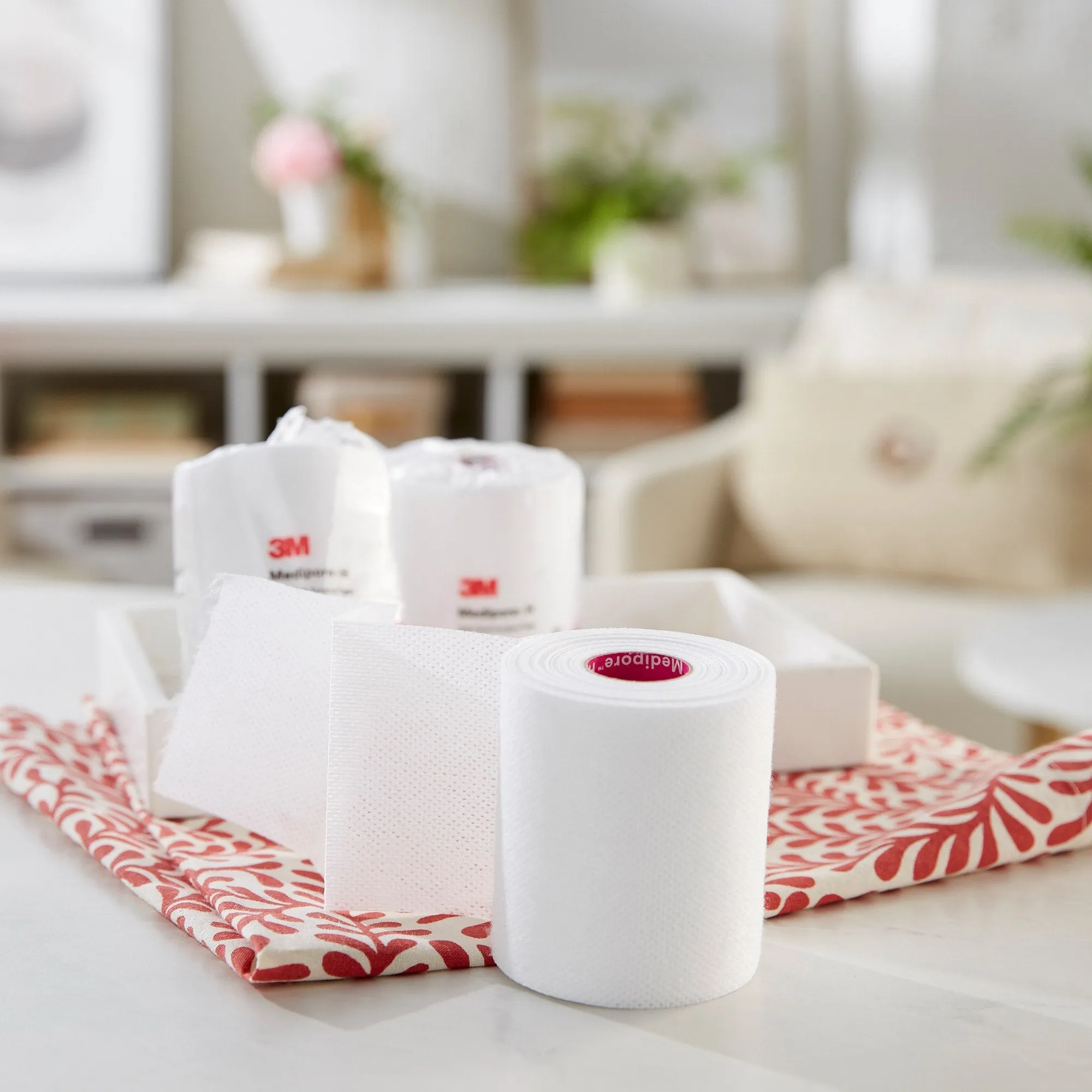 3M™ Medipore™ H Cloth Medical Tape, 3 Inch x 10 Yard, White, 1 Roll