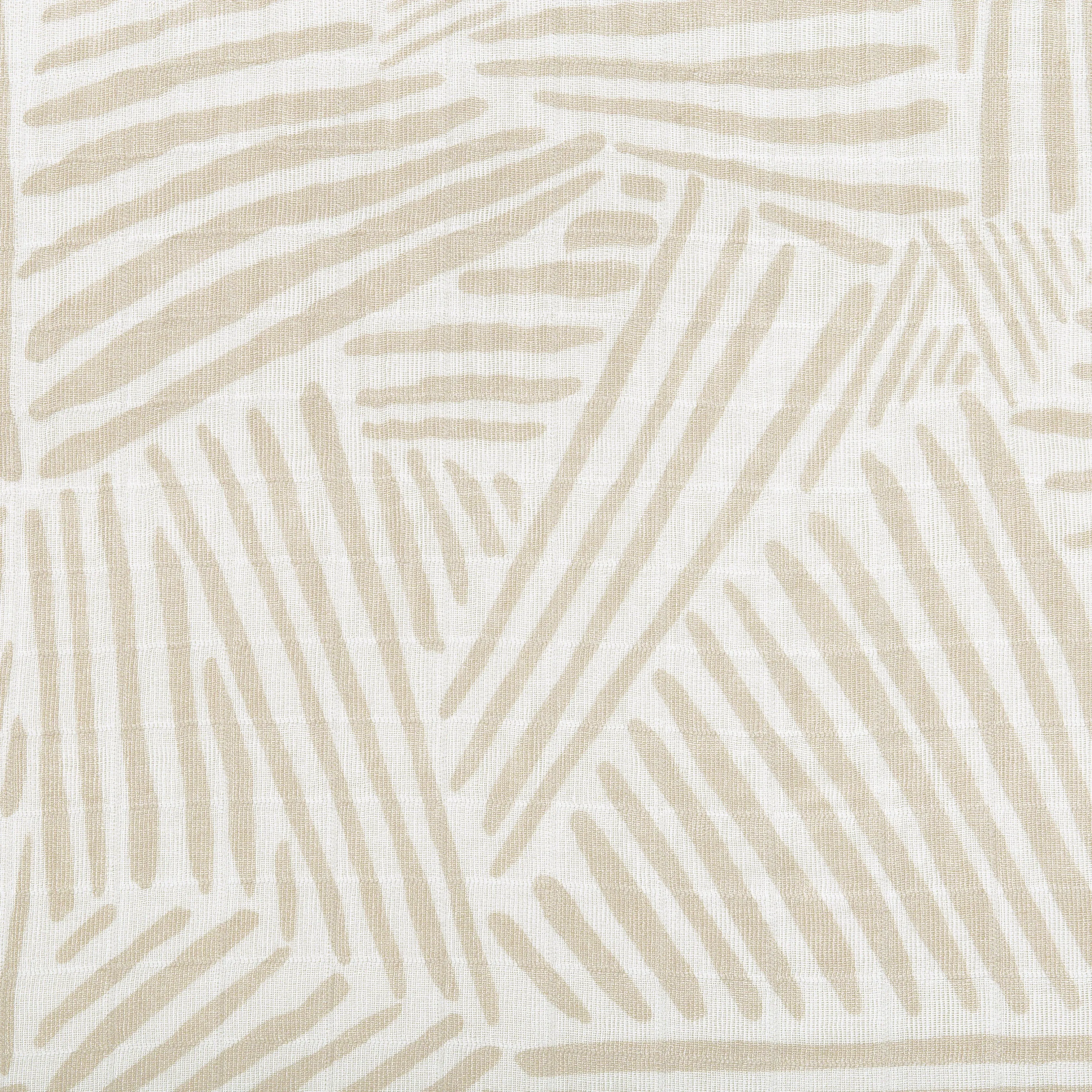 All-Stages Bassinet Sheet in GOTS-Certified Organic Muslin Cotton - Oat Stripe