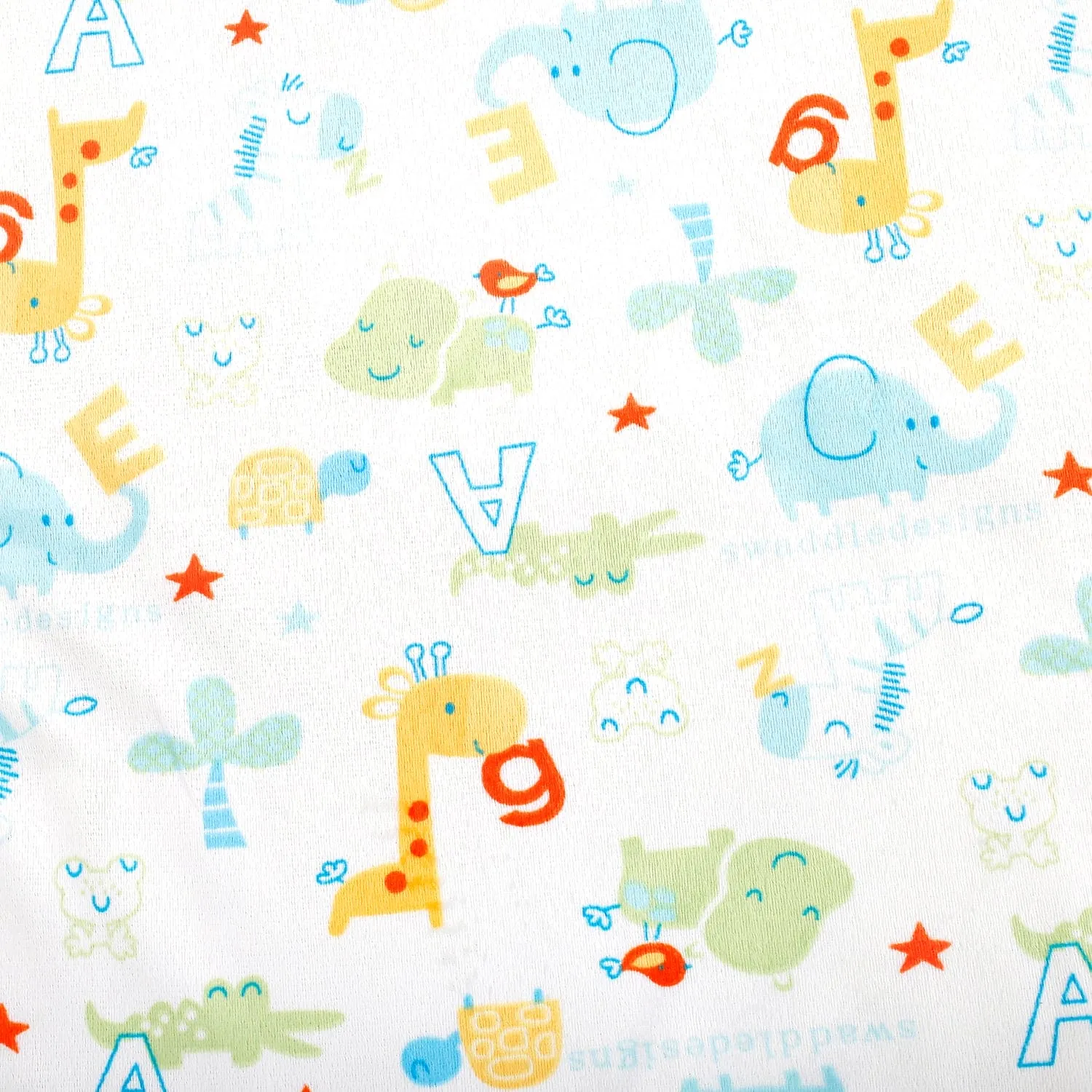 Animal Green And White Blanket