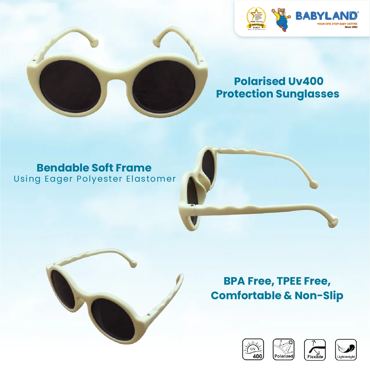 Baby Bo Premium Polarized Sunglasses X Thick