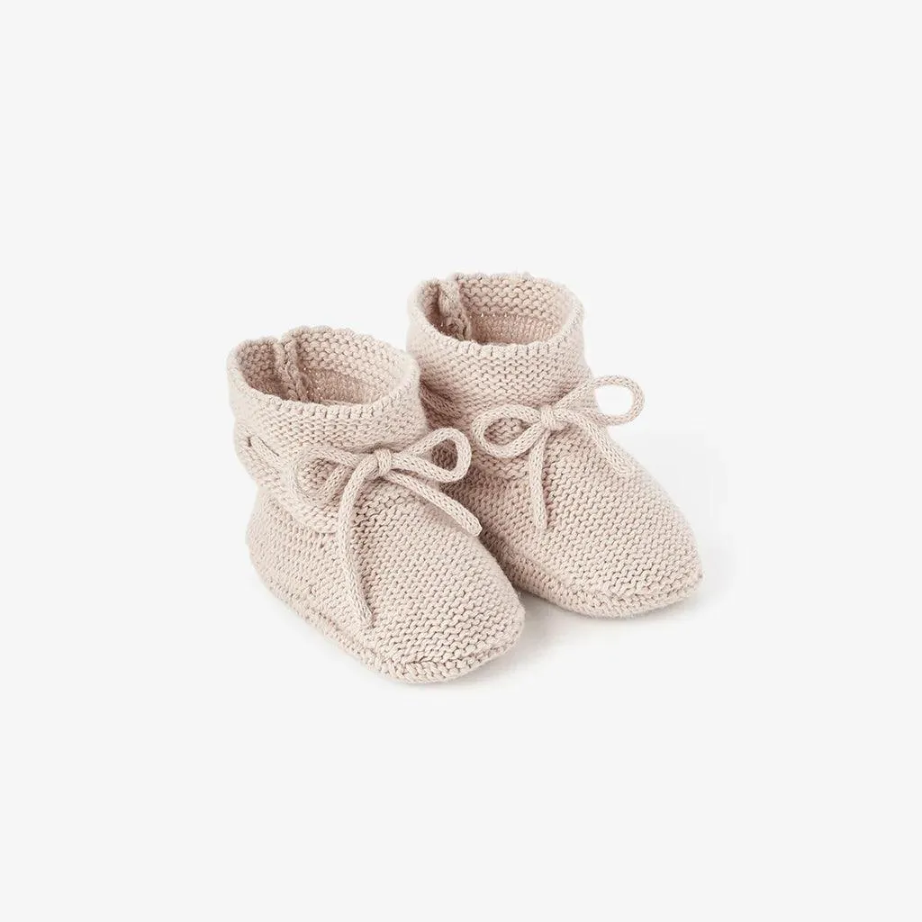 Baby Booties | Garter Knit -assorted | Elegant Baby