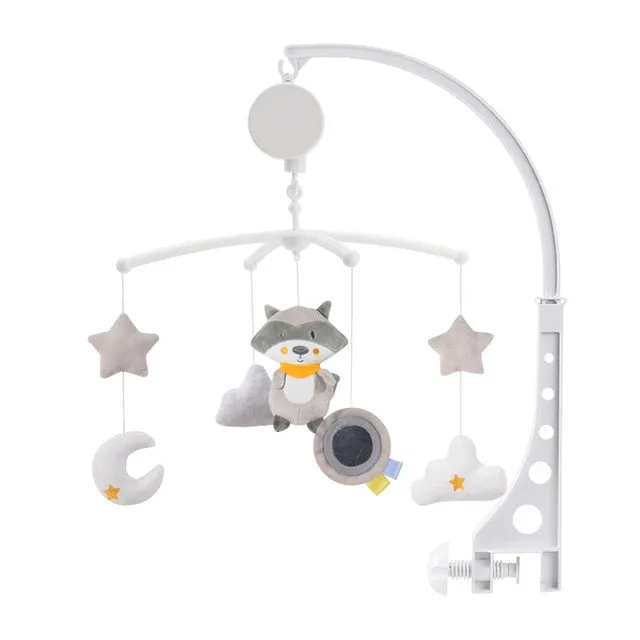 Baby Crib Holder Rattles Baby Toys 0-12 Months Music Box Bed Toy Carousel for Cots Mobile Toys for Children Toddler Rattle Toy