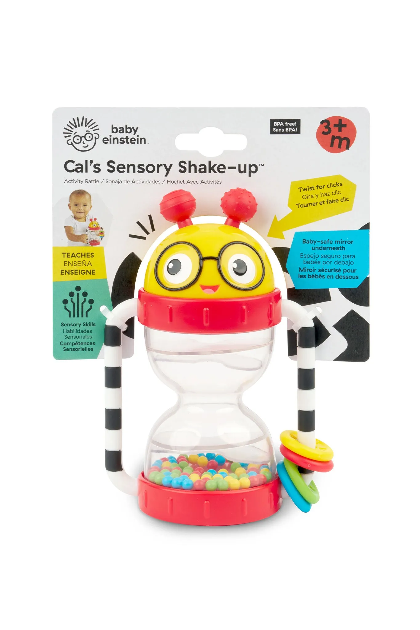 Baby Einstein Cals Sensory Shake-up Rattle