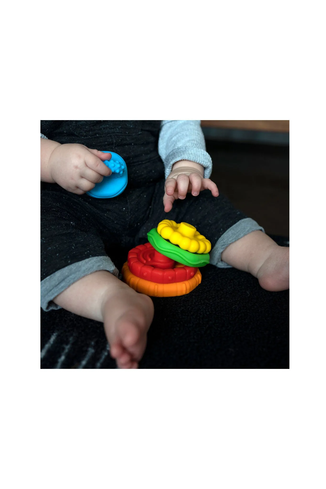 Baby Einstein Stack & Teethe 5-Piece Teether