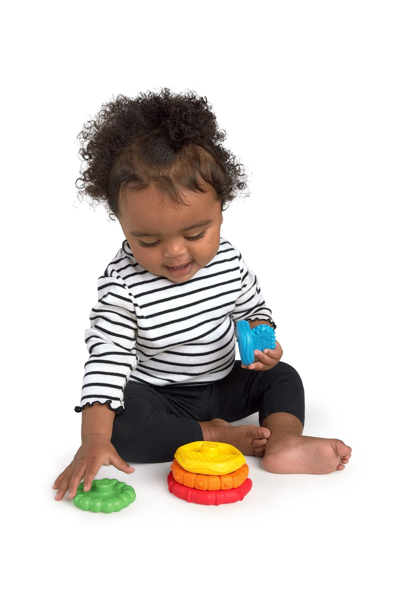 Baby Einstein Stack & Teethe 5-Piece Teether