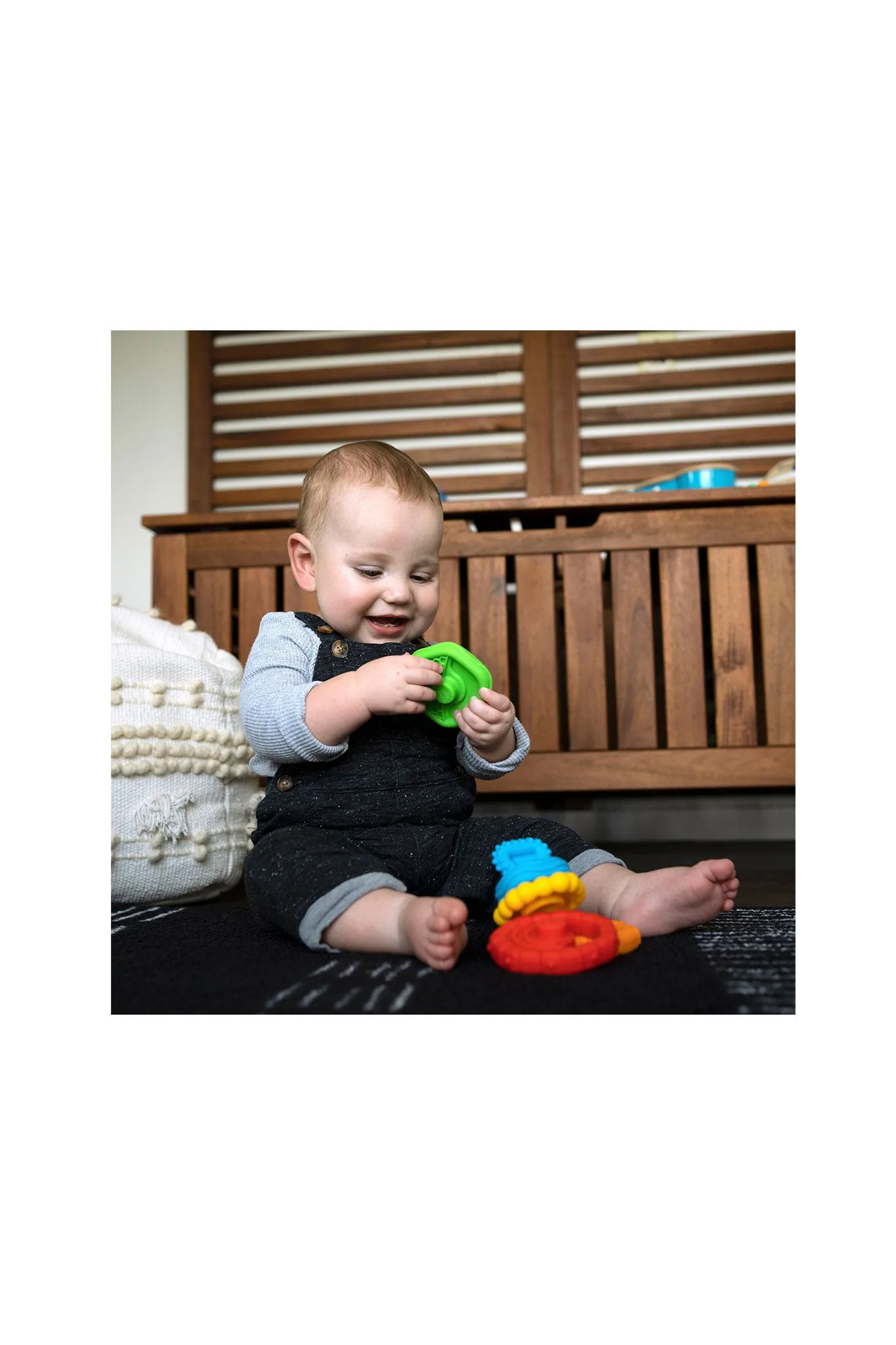 Baby Einstein Stack & Teethe 5-Piece Teether