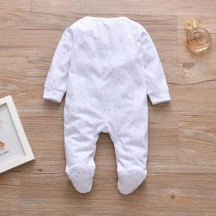 Cozy Cotton Baby Jumpsuit - Cute Snaps, Soft Fabric, Perfect for Playtime & Naptime