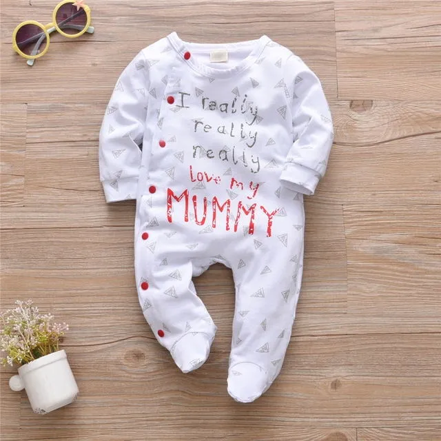 Cozy Cotton Baby Jumpsuit - Cute Snaps, Soft Fabric, Perfect for Playtime & Naptime