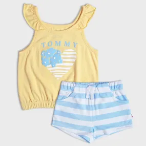 BABY SUIT TOMMY FLOWER HEART