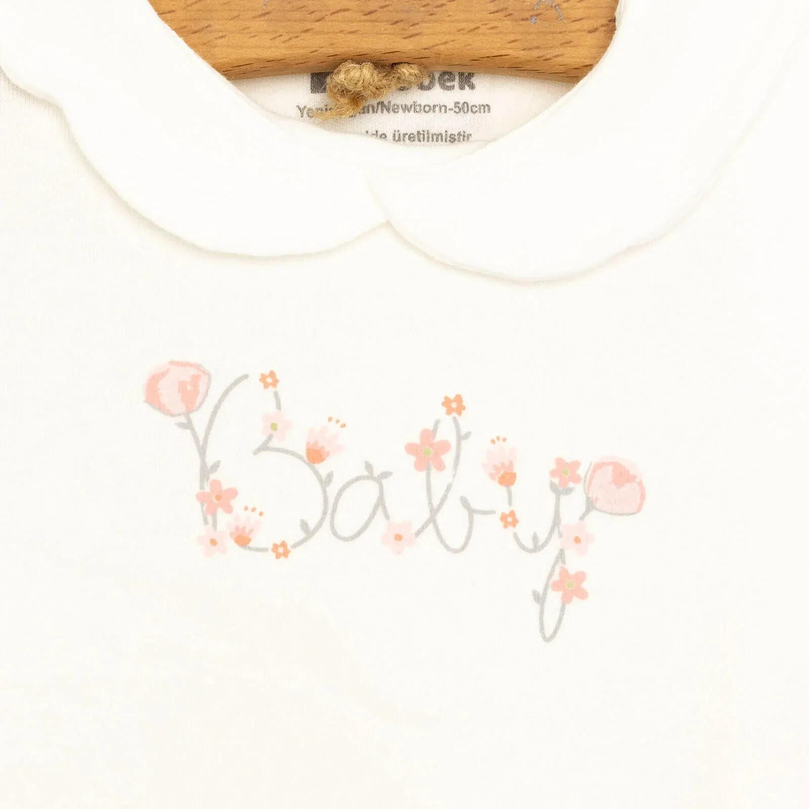 Bebbek Baby Girl 10 pcs  Newborn Starter Set - Ecru