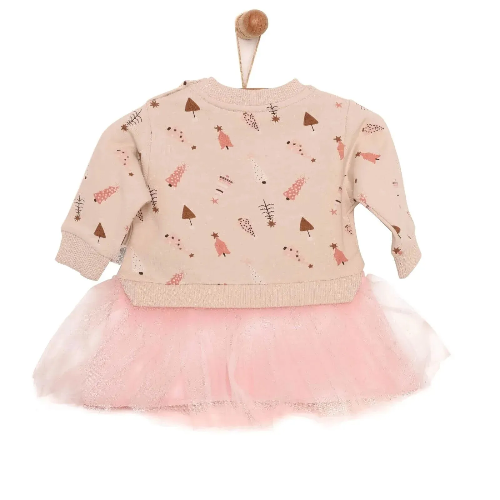 Bebetto Newborn Christmas Dress - Pink