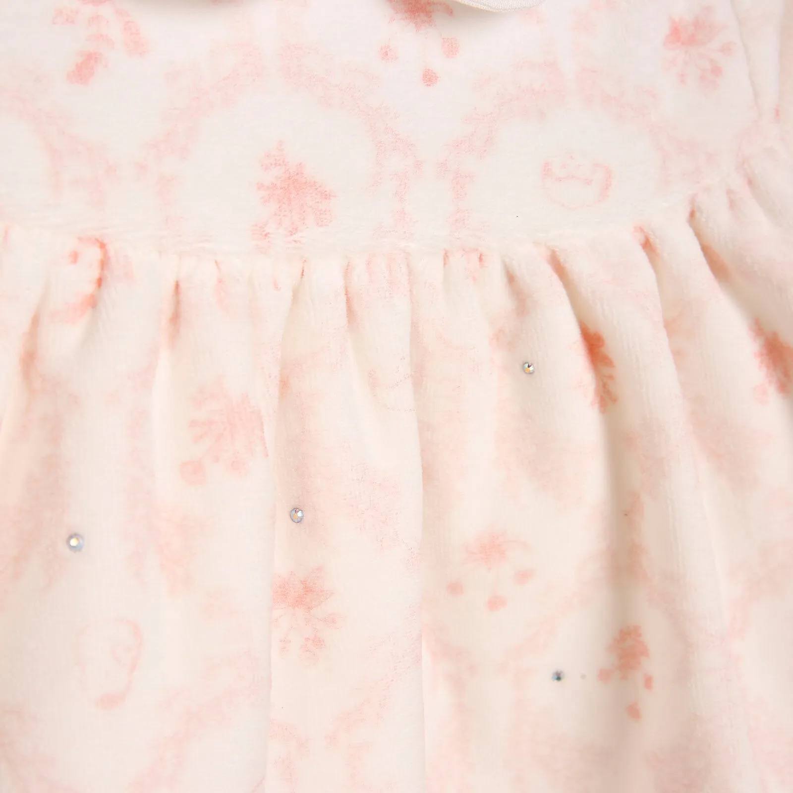 Bebetto Newborn Dress - Salmon