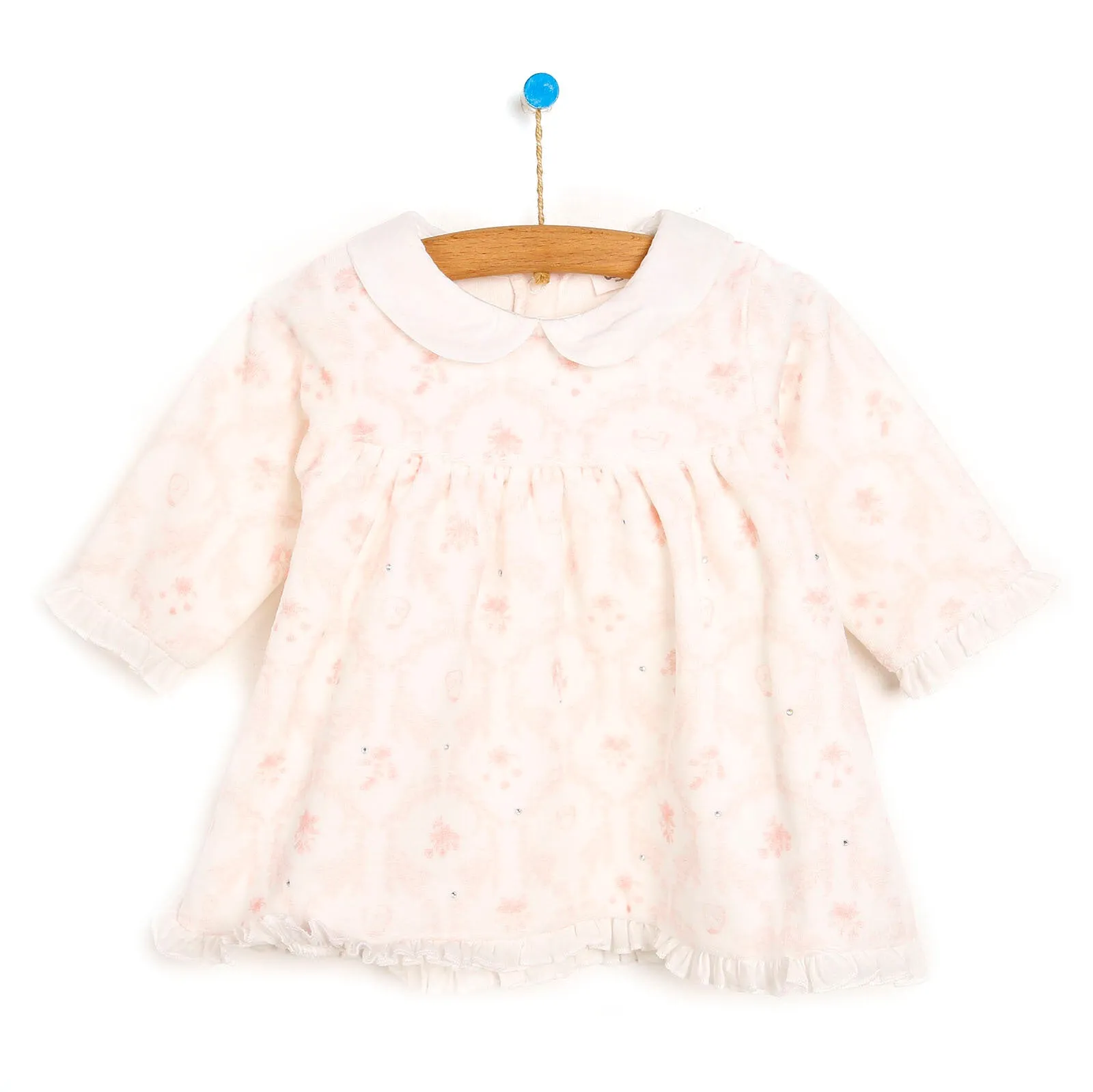 Bebetto Newborn Dress - Salmon
