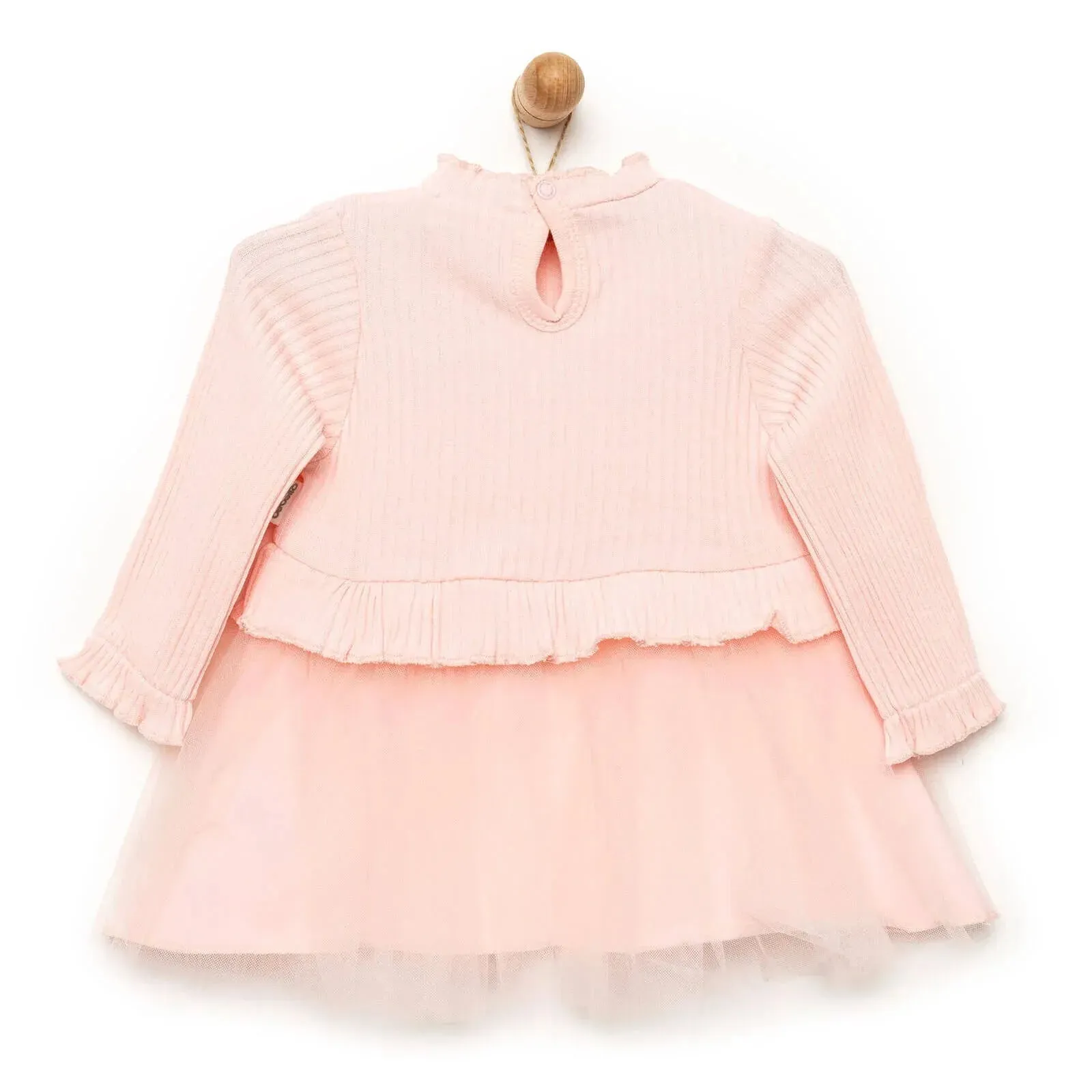 Bebetto Newborn Good Wishes Dress - Pink