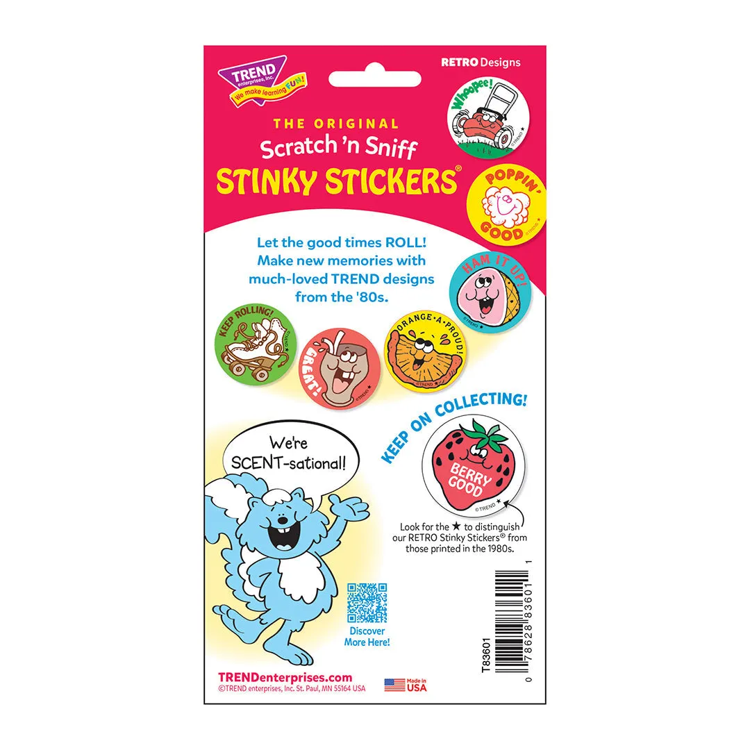 Berry Good, Strawberry scent Retro Scratch 'n Sniff Stinky Stickers®