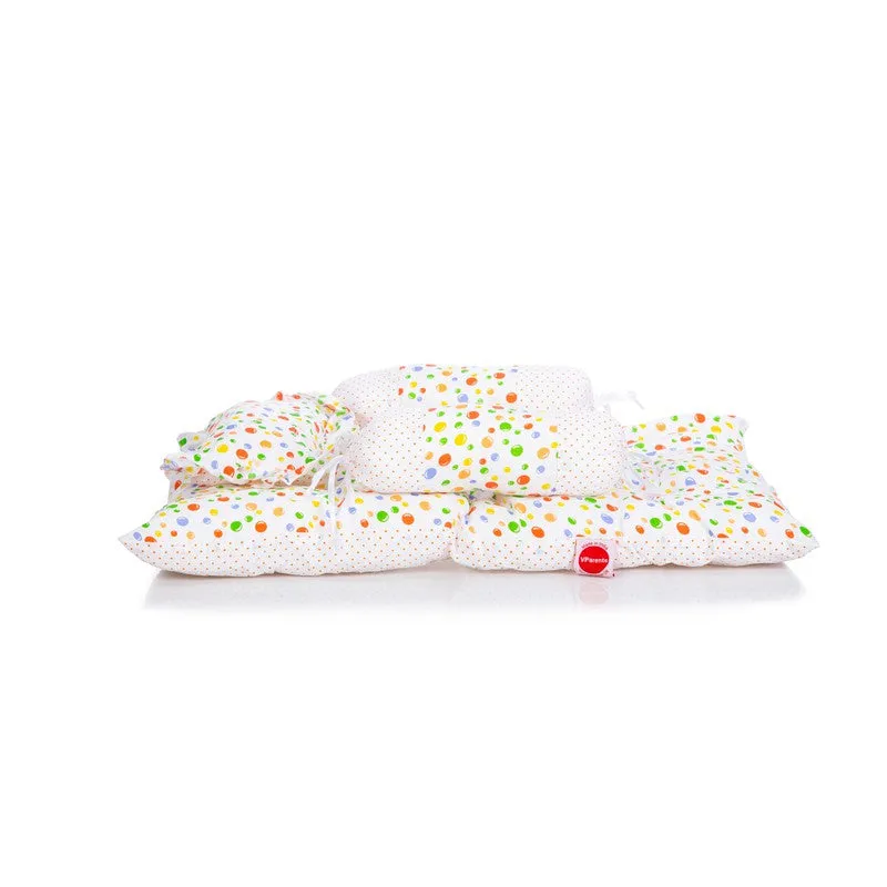 Bluebell Baby 4 Piece Bedding Set with Pillow and Bolsters(Green)