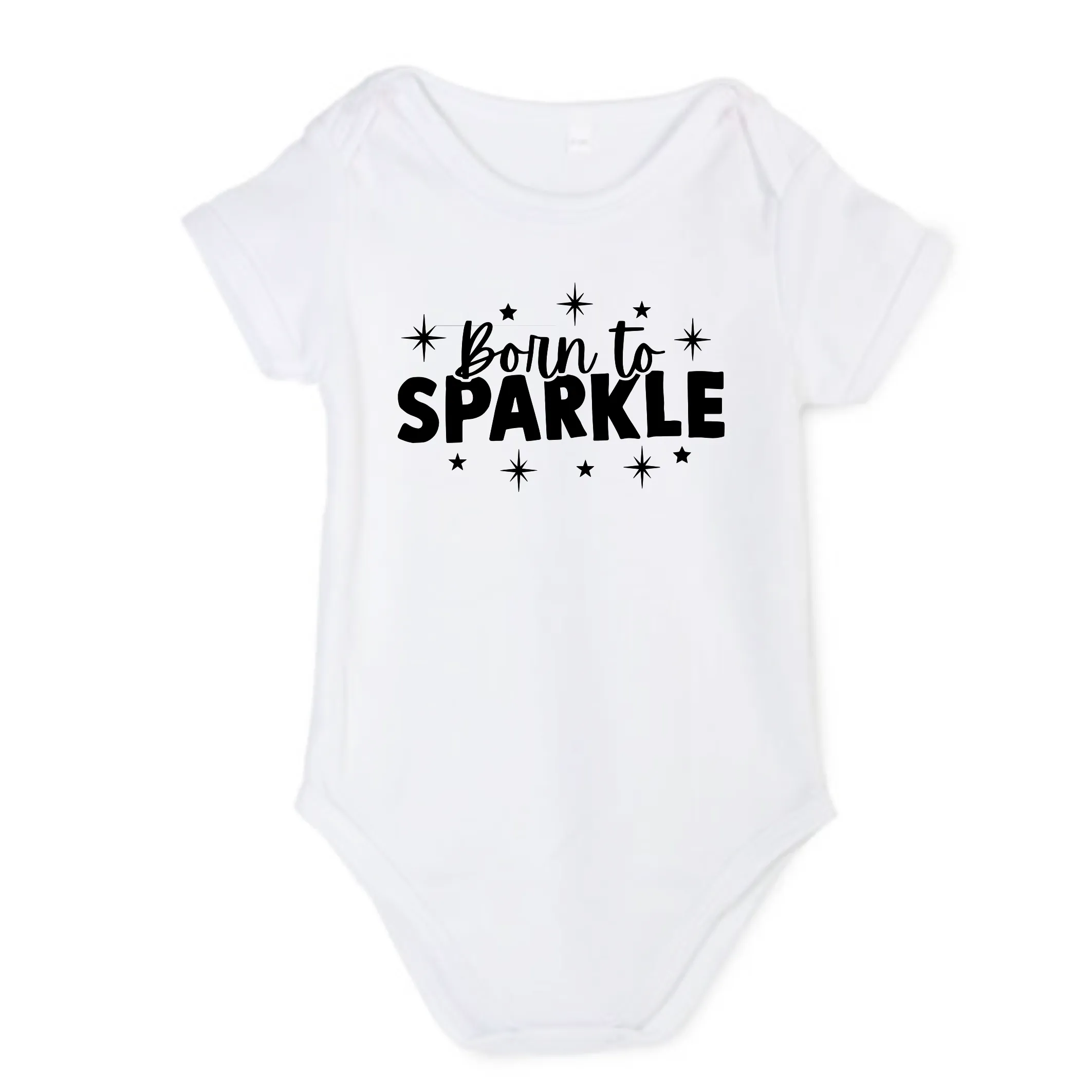 Born To Sparkle Baby Grow