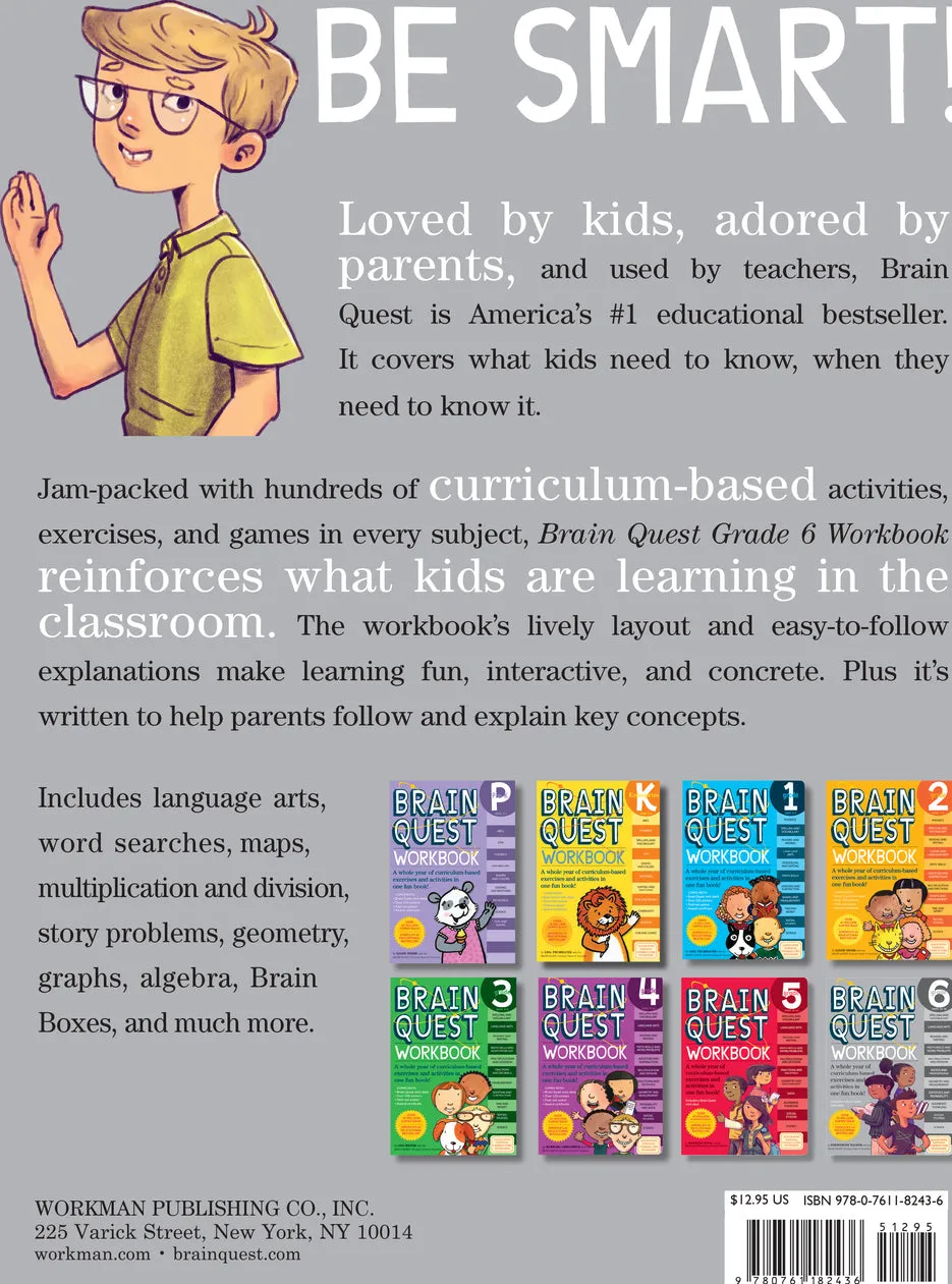 Brain Quest Workbook Grade 6
