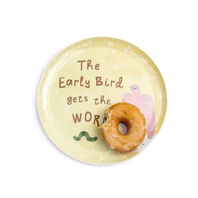 Durable Melamine Breakfast Club-Themed Plates