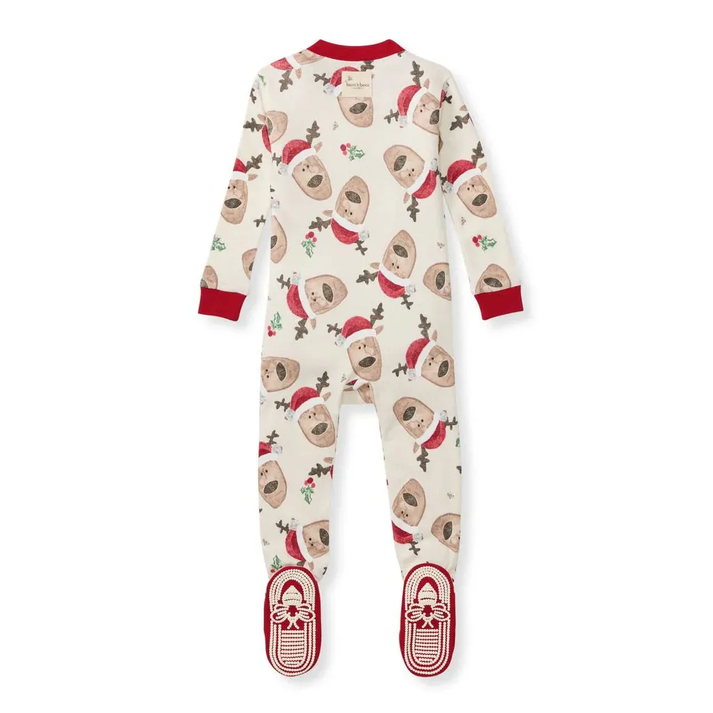 Burt's Bees Organic Baby One-Piece Sleeper Guide My Sleigh