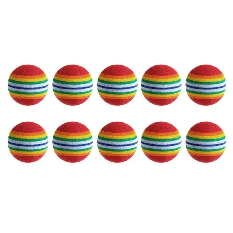 Colorful Fun 10-Piece Rainbow Balls Set