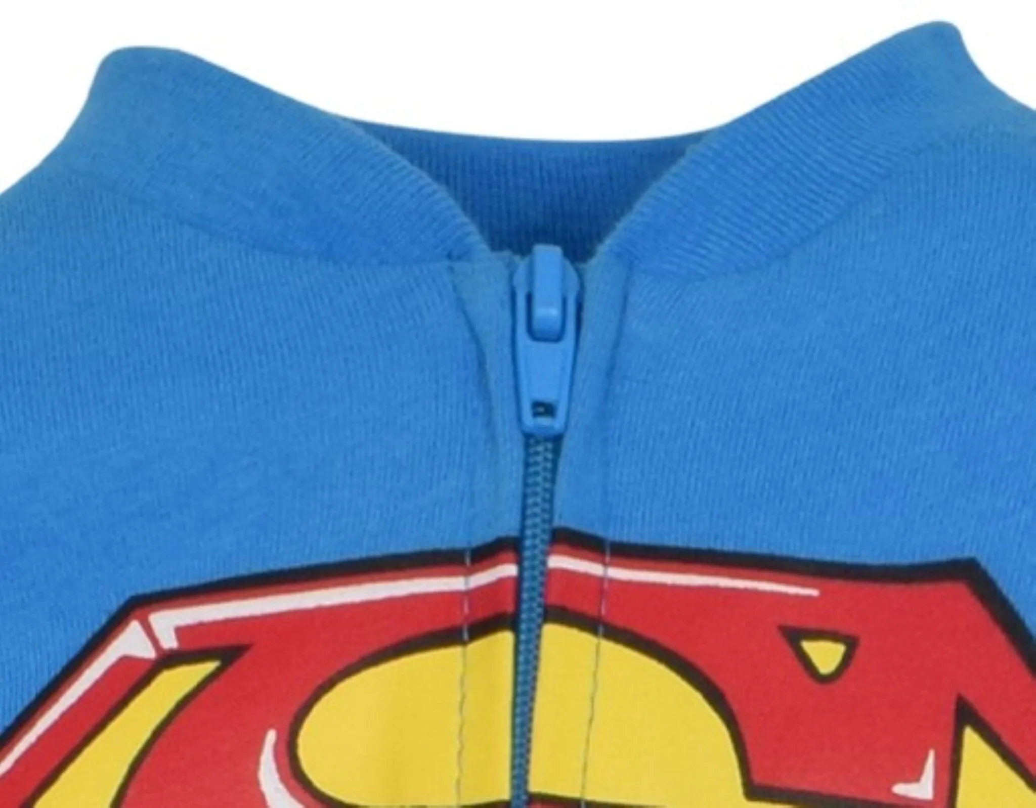 DC Comics Justice League Superman Zip Up Costume Coverall and Cape