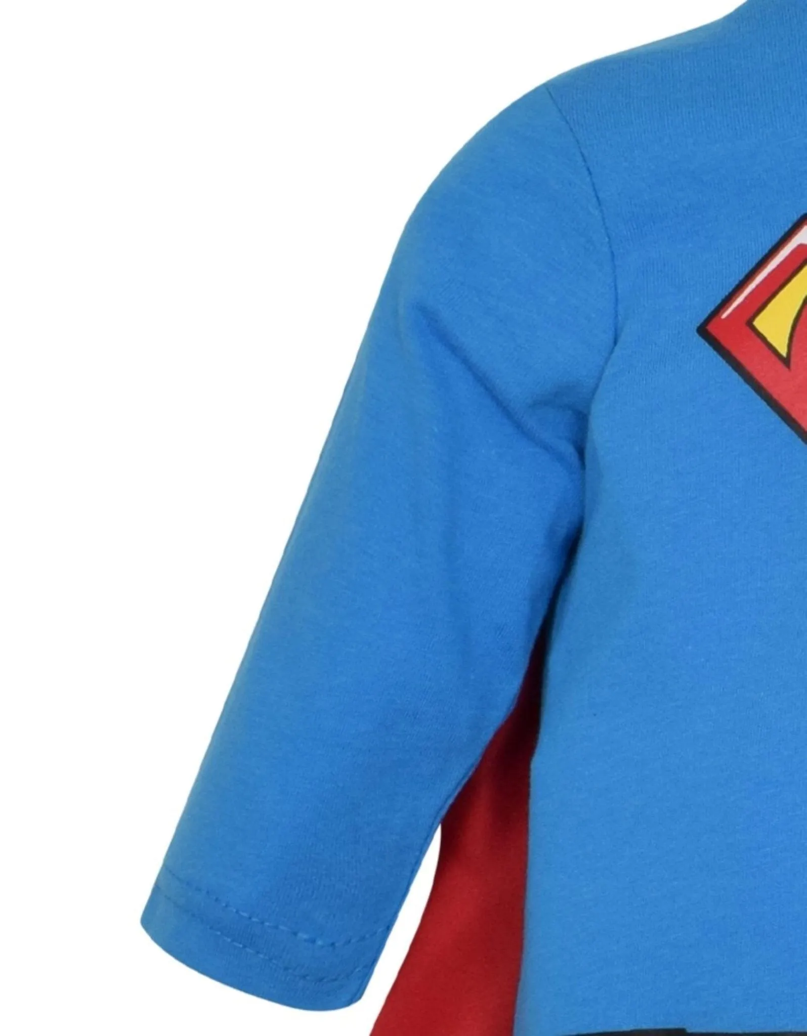 DC Comics Justice League Superman Zip Up Costume Coverall and Cape