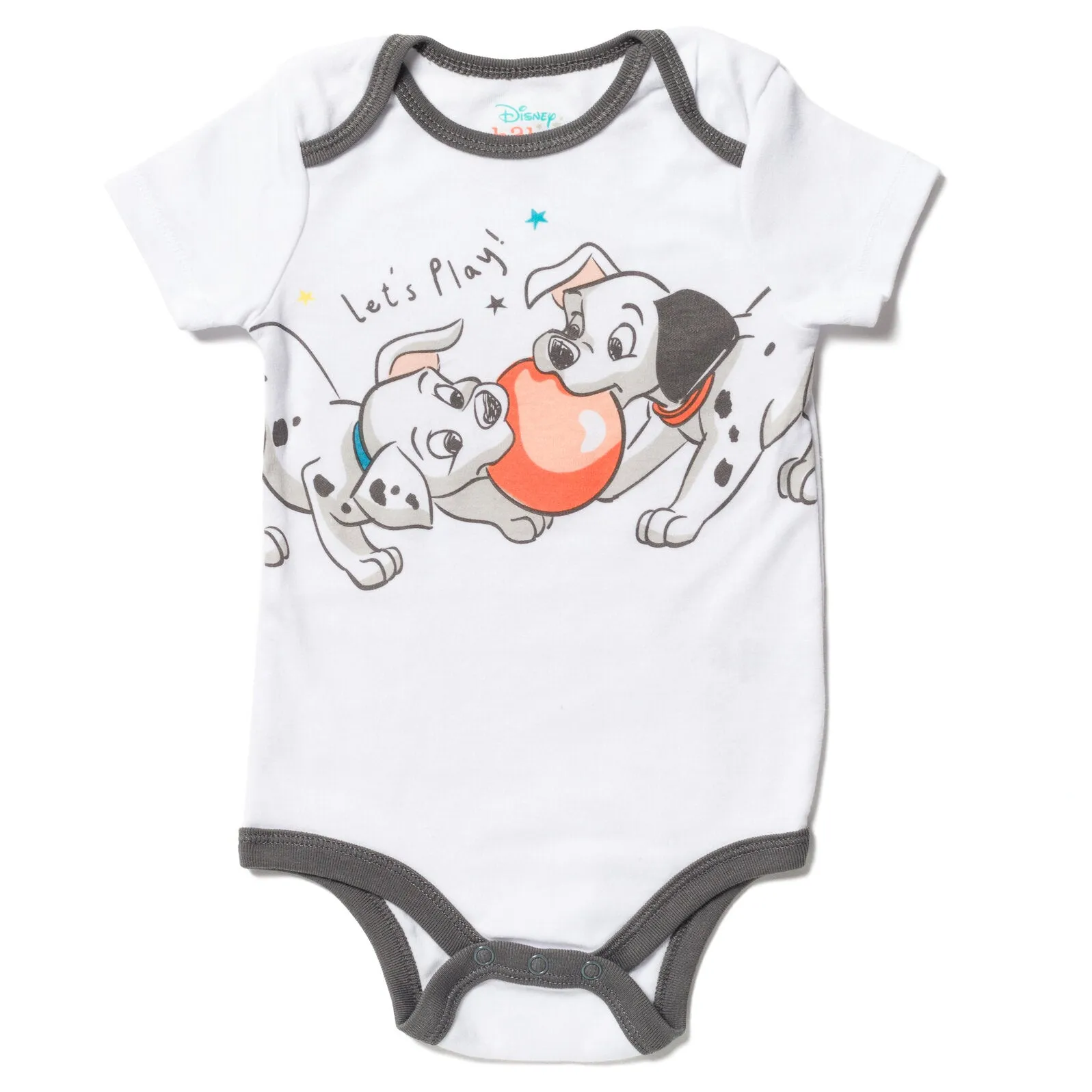 Disney Disney Classics Patch Fleece Pullover Hoodie Bodysuit and Pants 3 Piece Outfit Set
