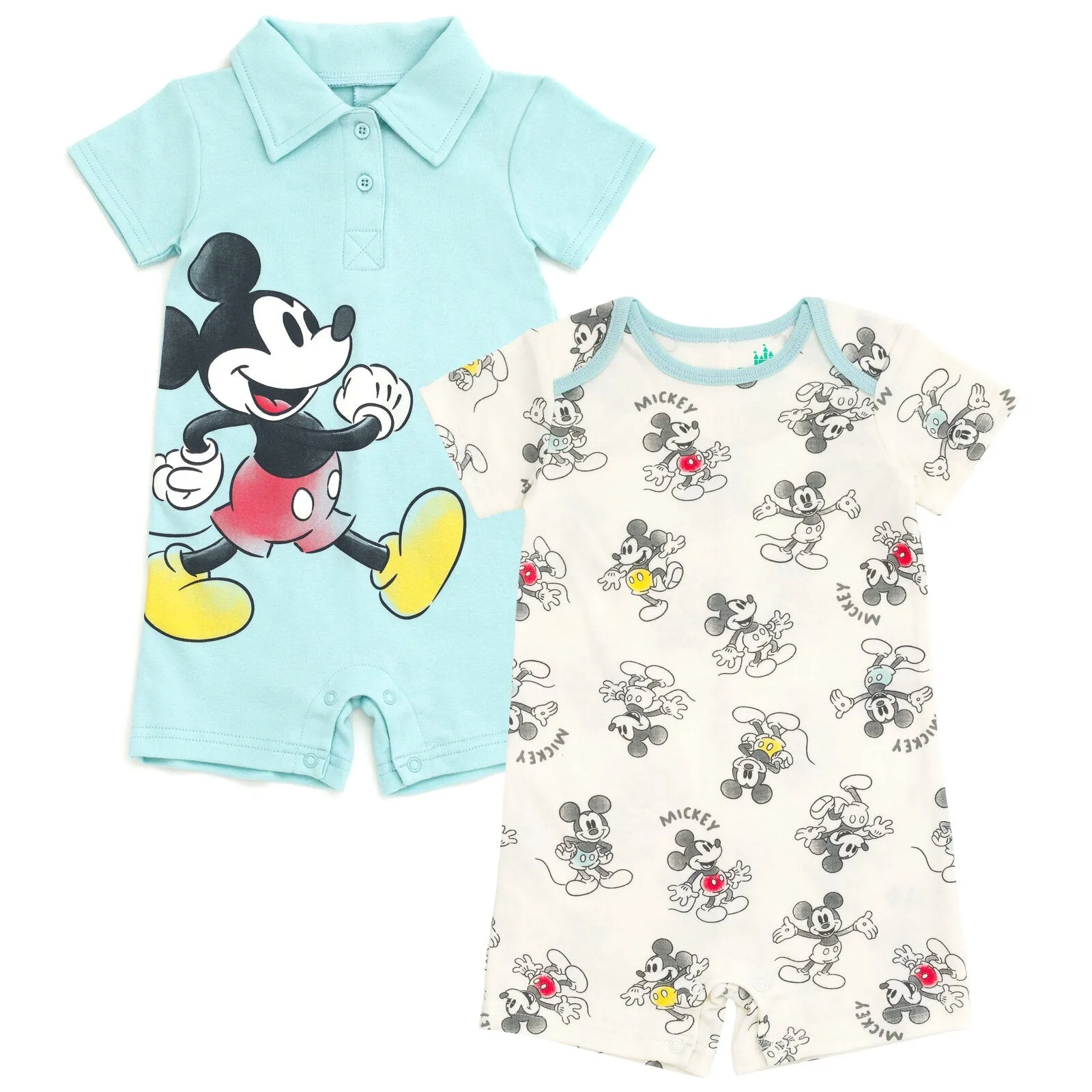 Disney Mickey Mouse 2 Pack Rompers