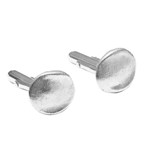 Fingerprints Cufflinks in sterling silver