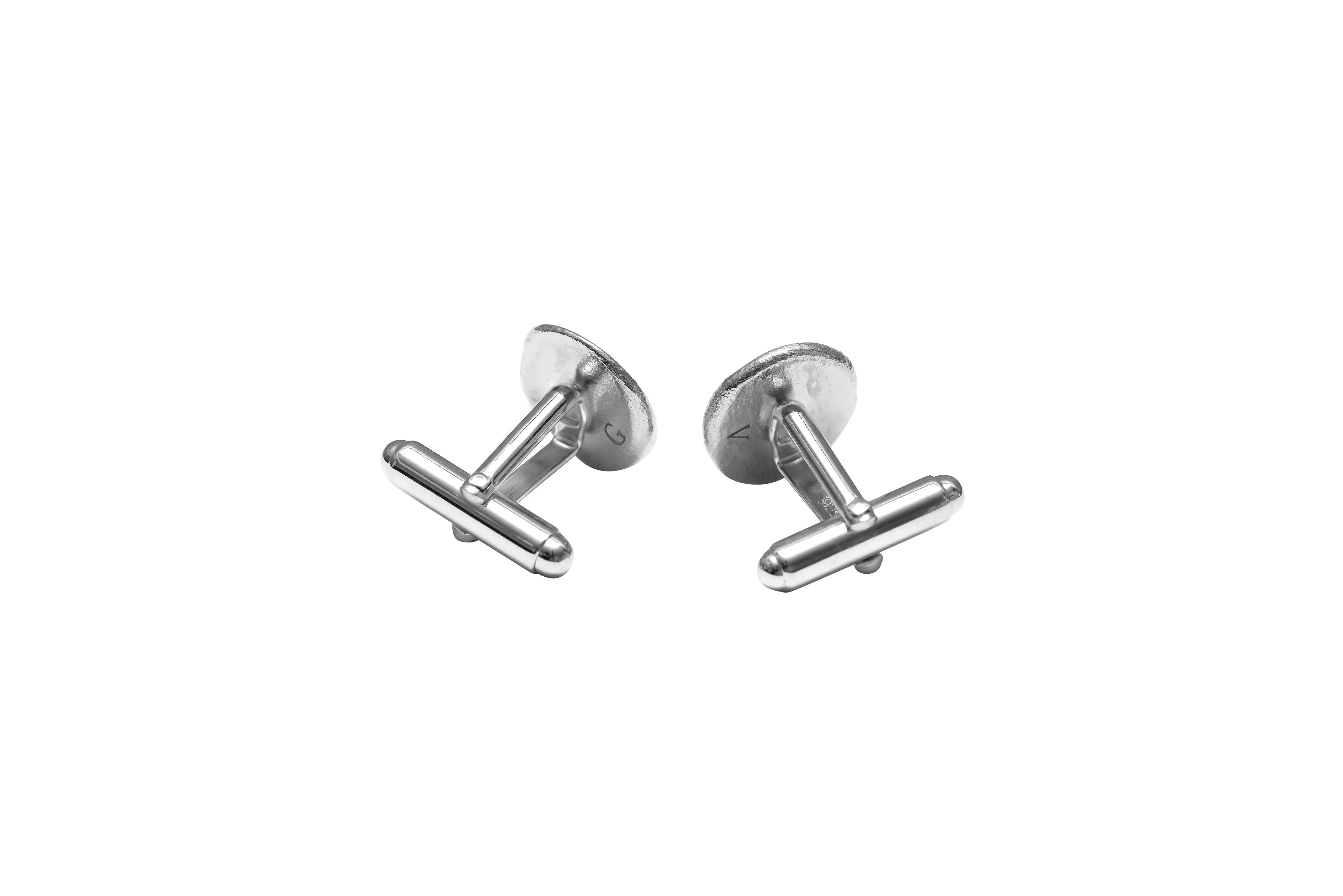 Fingerprints Cufflinks in sterling silver