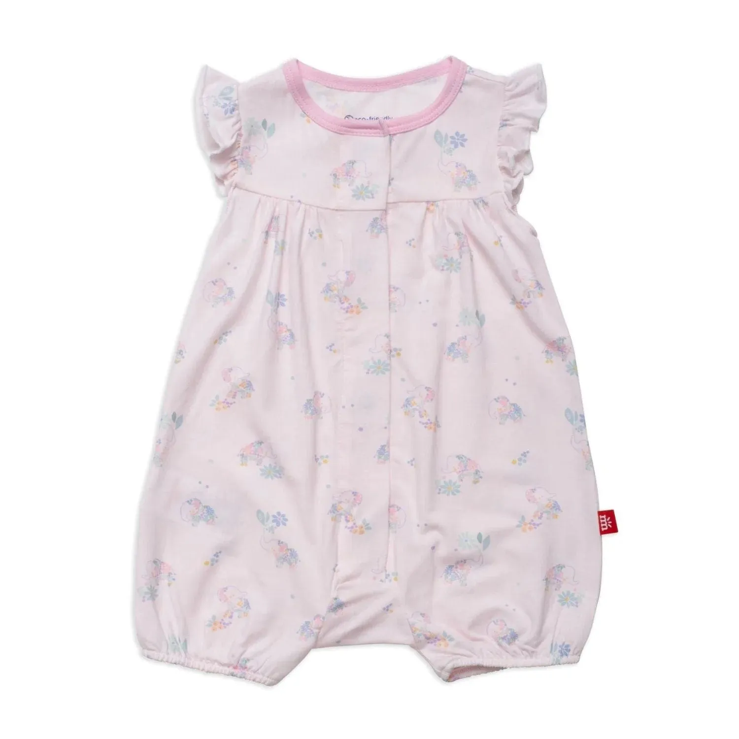 Forget Me Not Modal Magnetic Short Sleeve Romper