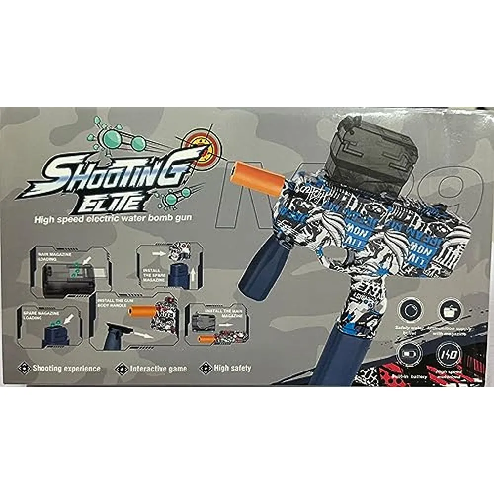 Gel Blaster Gun Automatic Toy Gun for Kids - Electric Operated Gun - High Speed upto 50 Feet Range Including 10000 Gel Ball