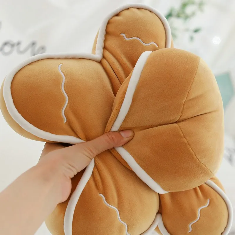 Gingerbread Man Stuffed Plush Pillow