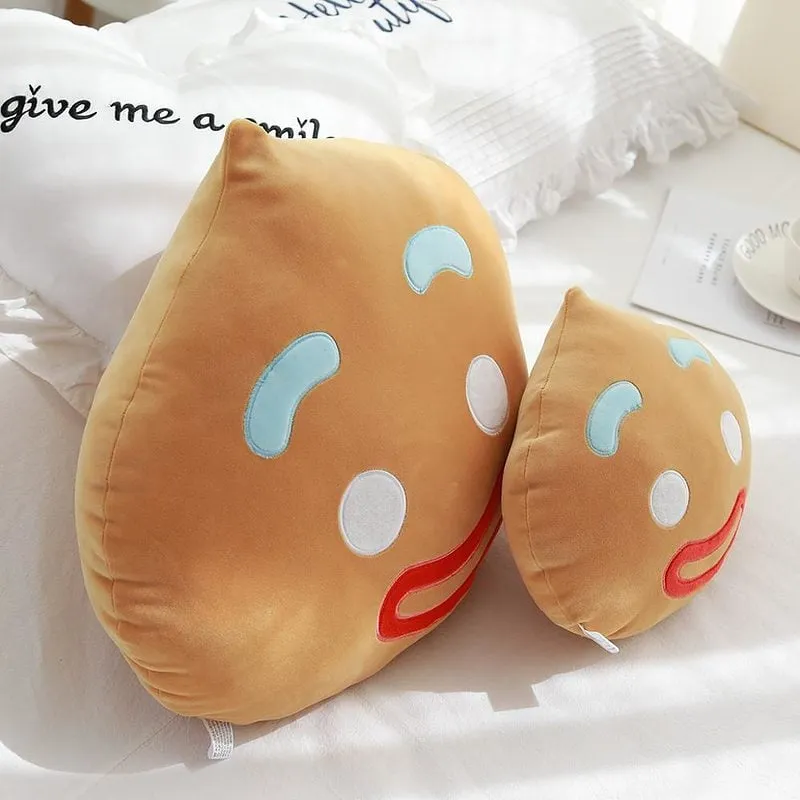 Gingerbread Man Stuffed Plush Pillow