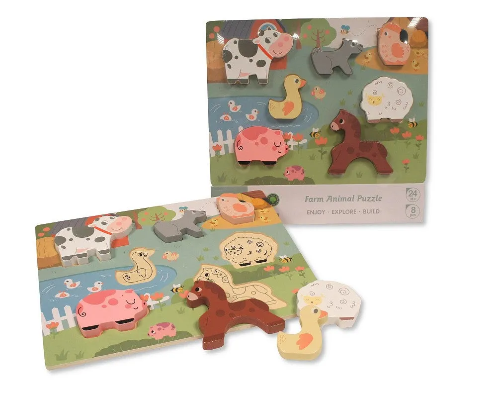 Just For Me Wooden Farm Animals Puzzle