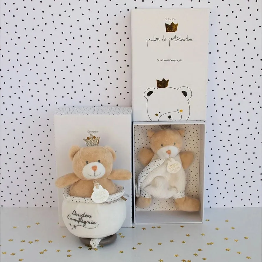 King Bear Plush Musical Pull Toy