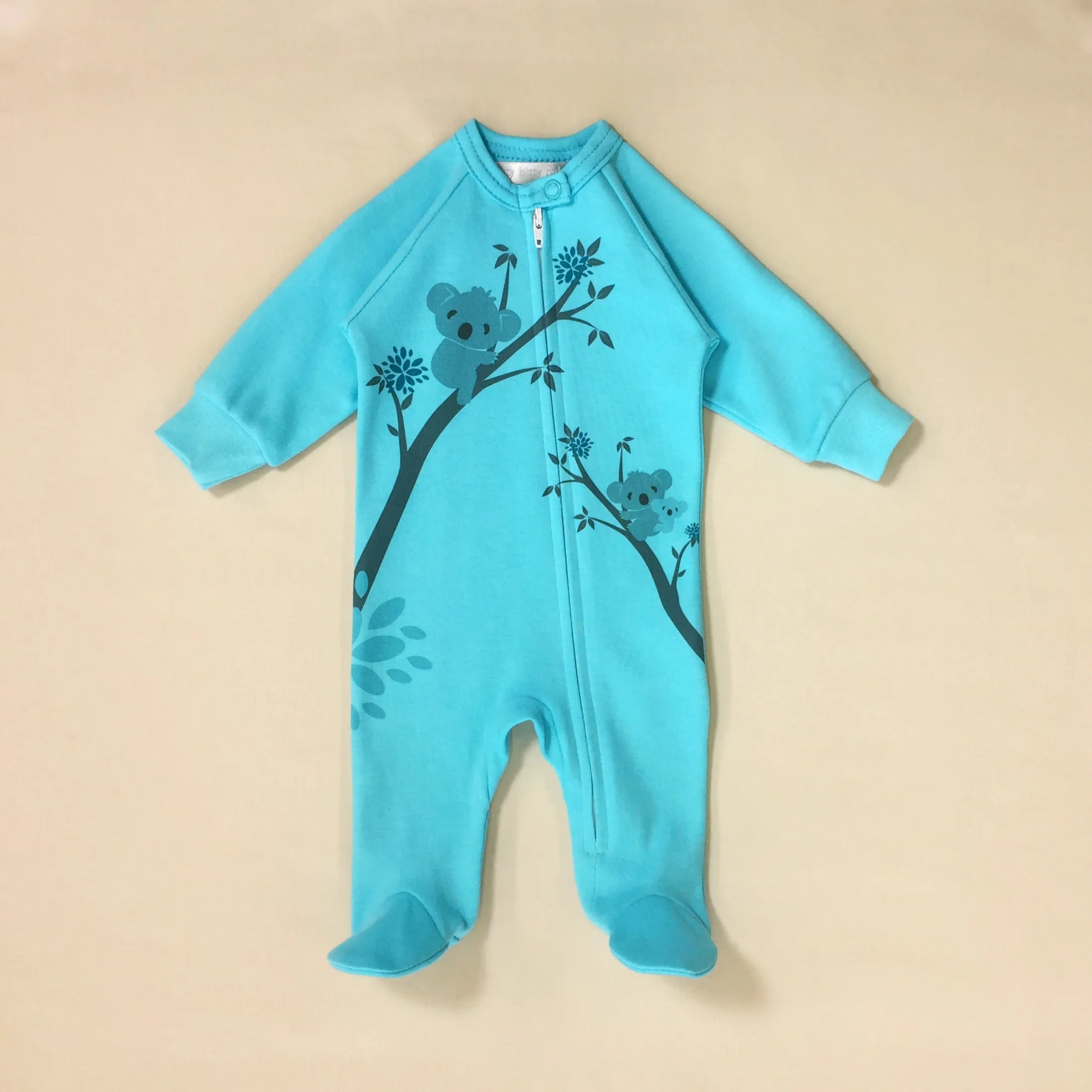 Koala Footie - Turquoise