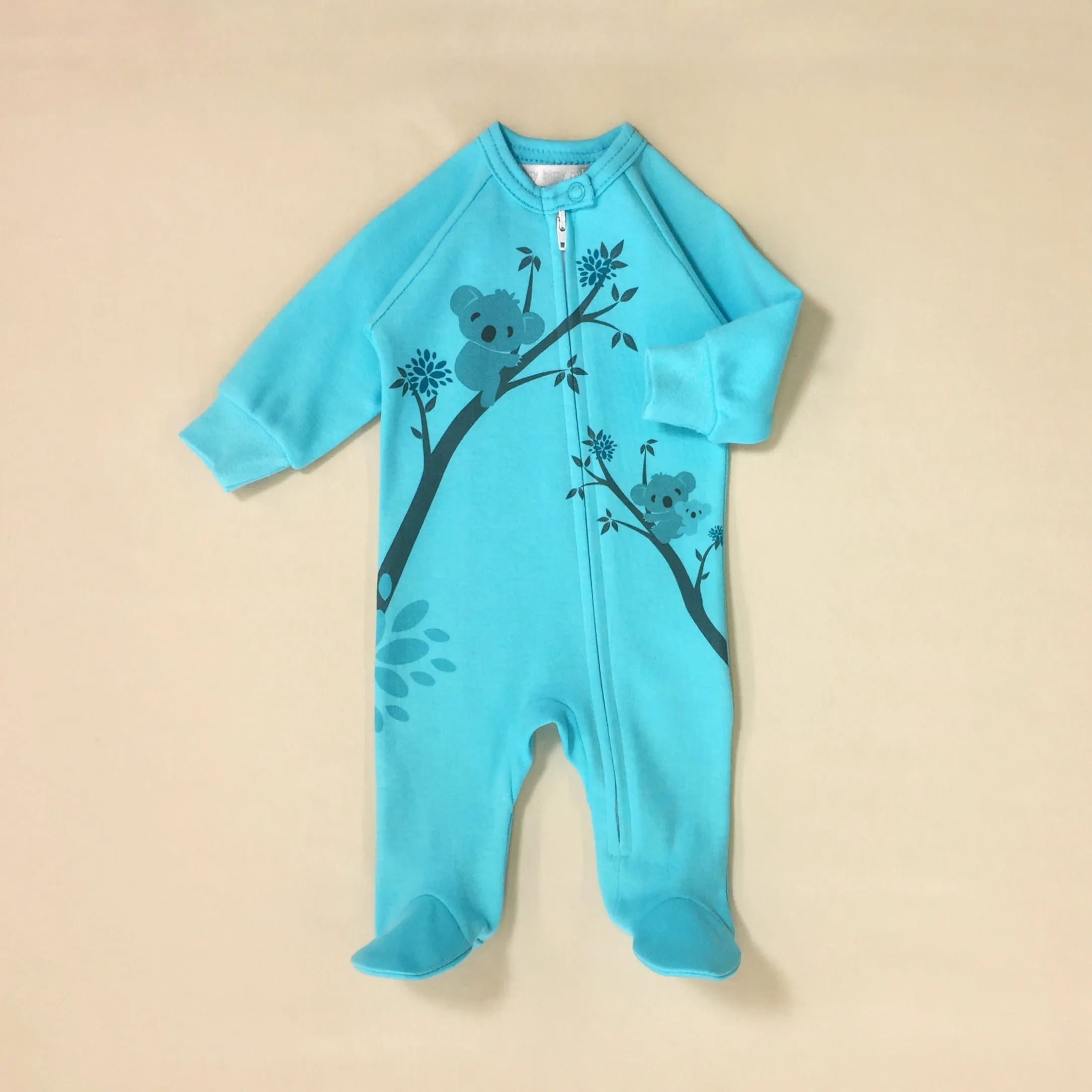 Koala Footie - Turquoise
