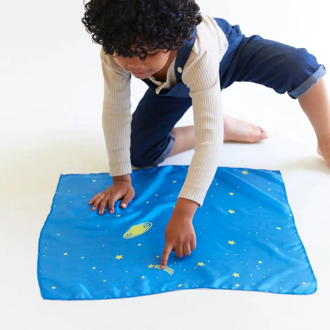 Mini Enchanted Playsilks - 100% Silk Natural, Waldorf Toys: Rainbow