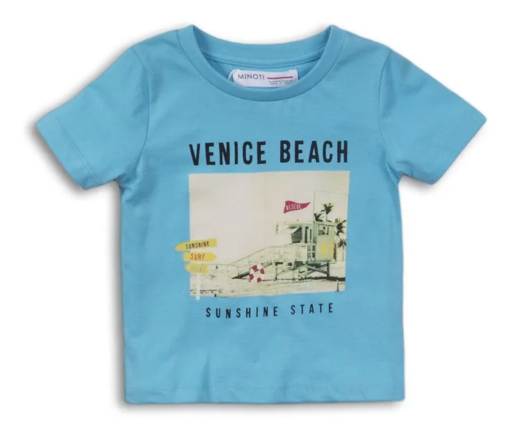 Minoti Boys T-shirt Blue (9mths-3yrs)