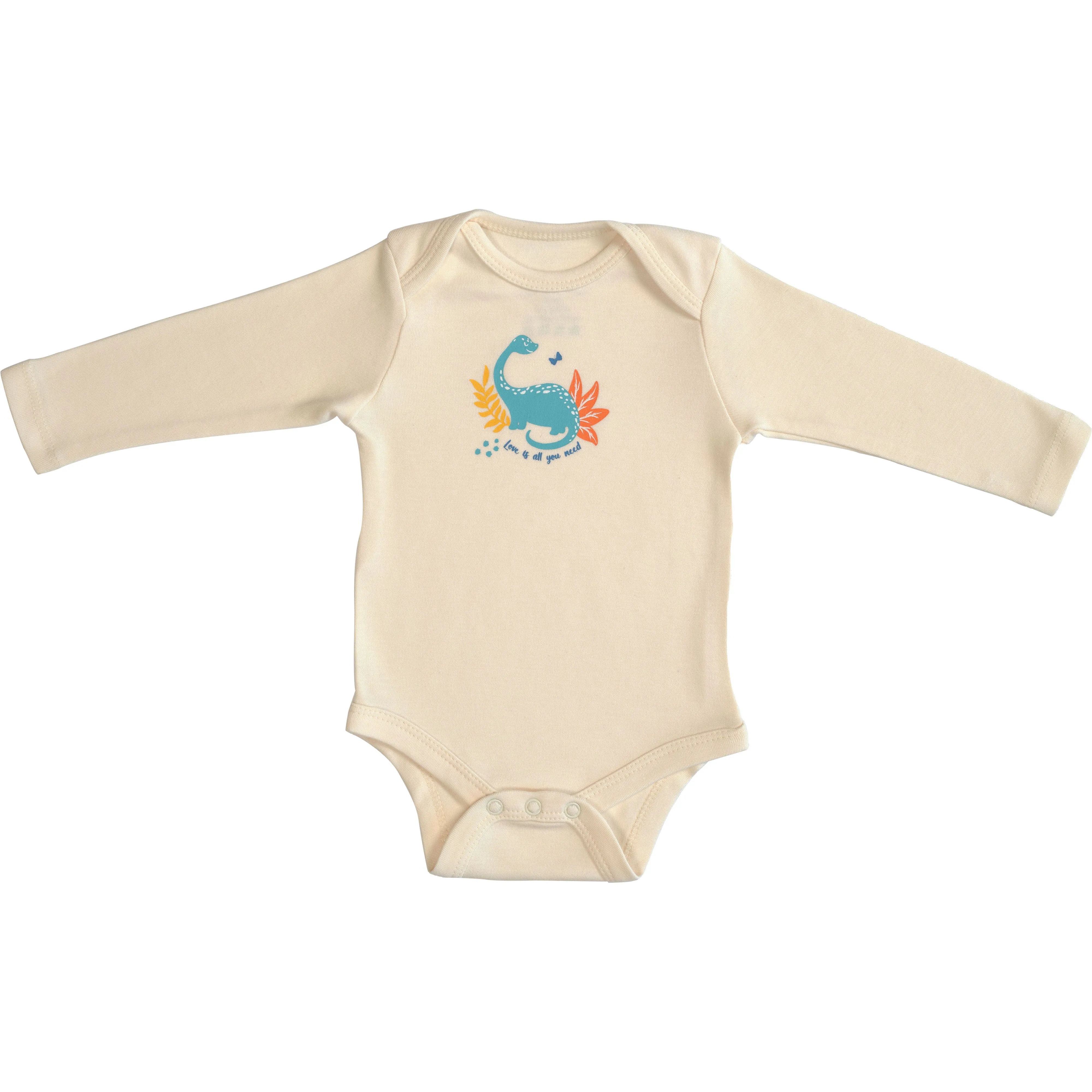 Organic Long Sleeve Body Baby Dino