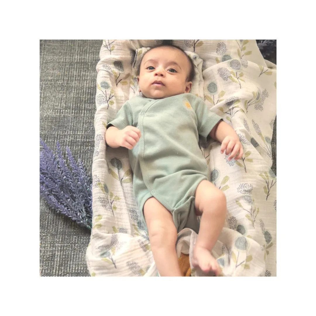 Organic Ribbed Cotton Onesie