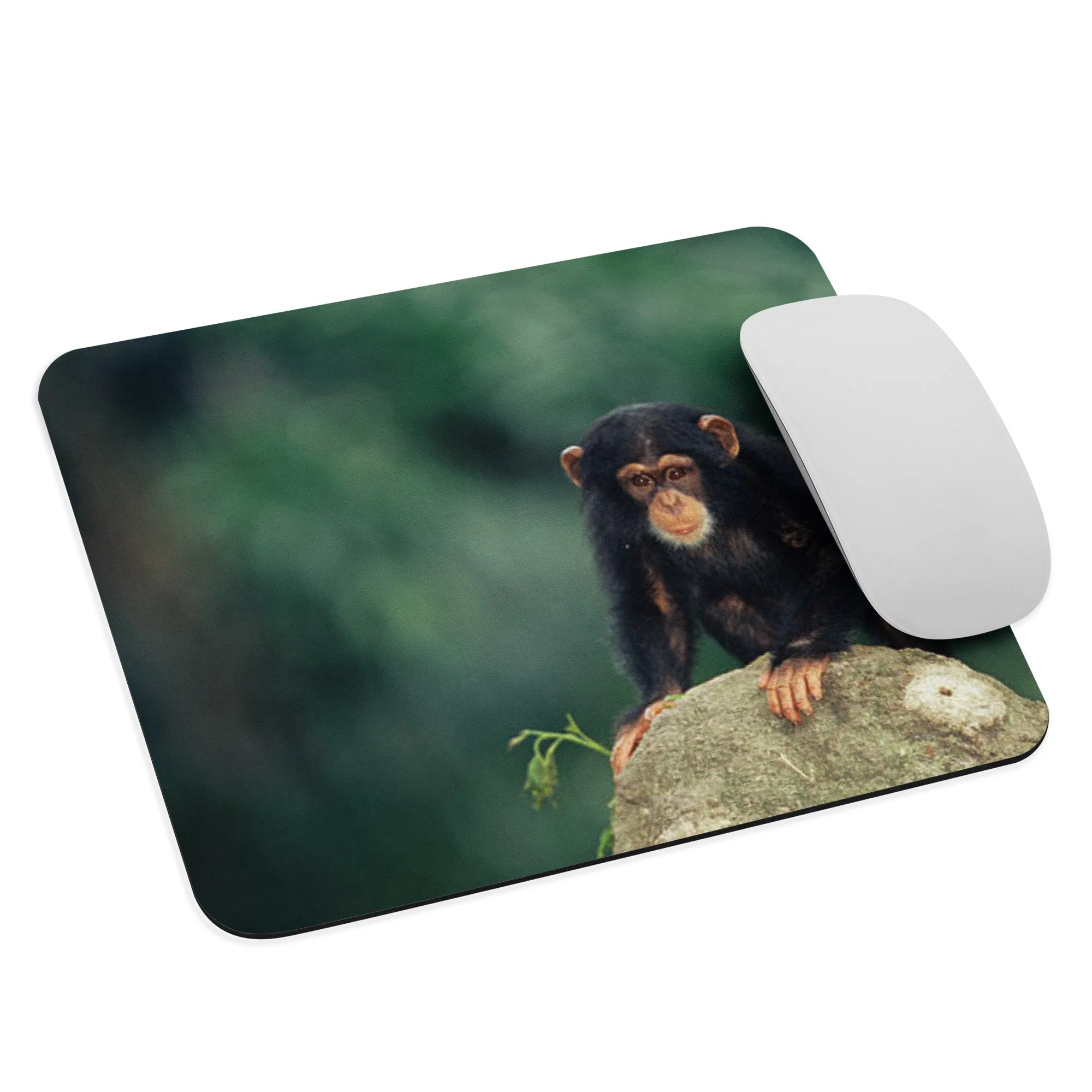 Padded Non-Slip Mousepad - Baby Chimp