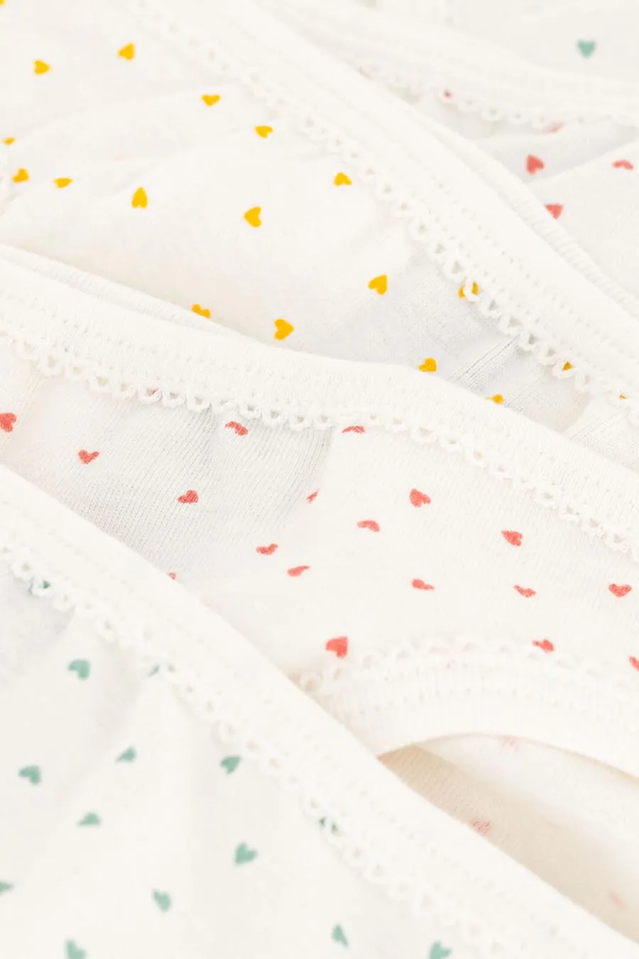 5-Pack Tiny Hearts Girls Underwear by Petit Bateau: Optimized Title