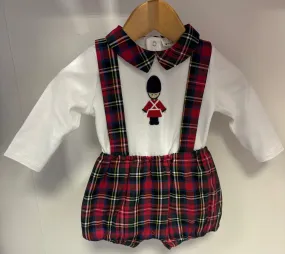Pom Petit Pom Tartan Romper 35017