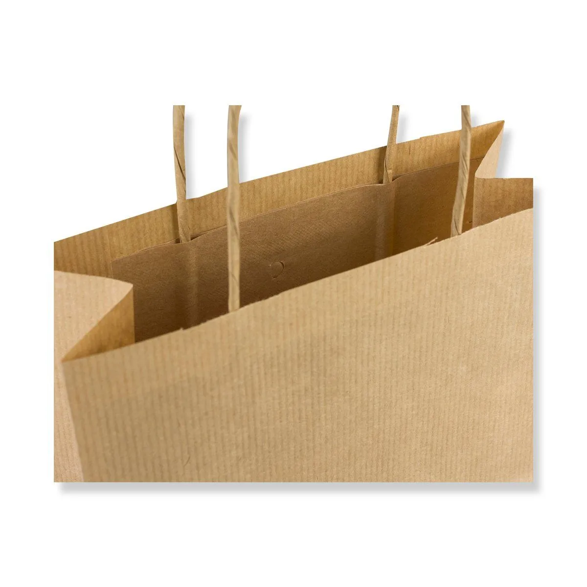 Recycled Brown Paper Carrier Bags - Twisted Handles
