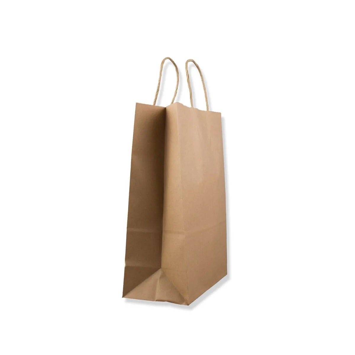 Recycled Brown Paper Carrier Bags - Twisted Handles